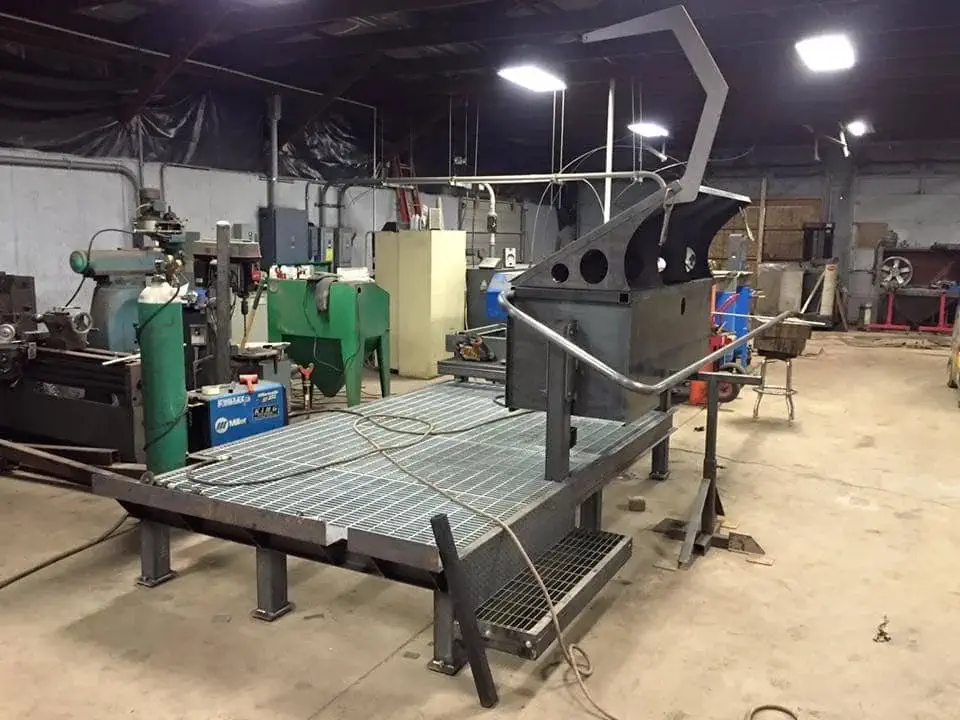 Inside the Tuff Industries fabrication facility